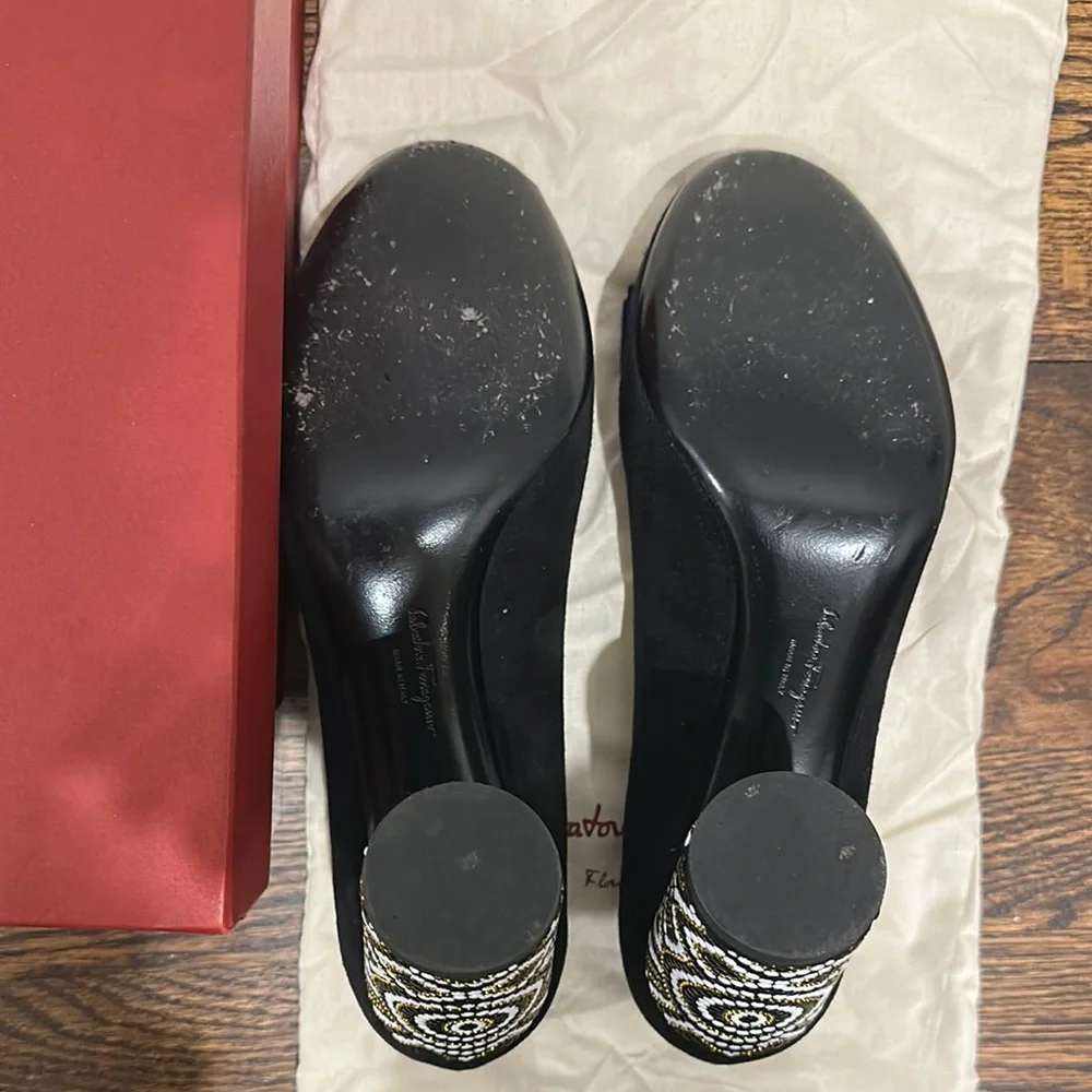 Salvatore Ferragamo Black Women's Shoes - Picture 7 of 11